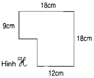 Tính Chu Vi Hình H Có Kích Thước Như Bên