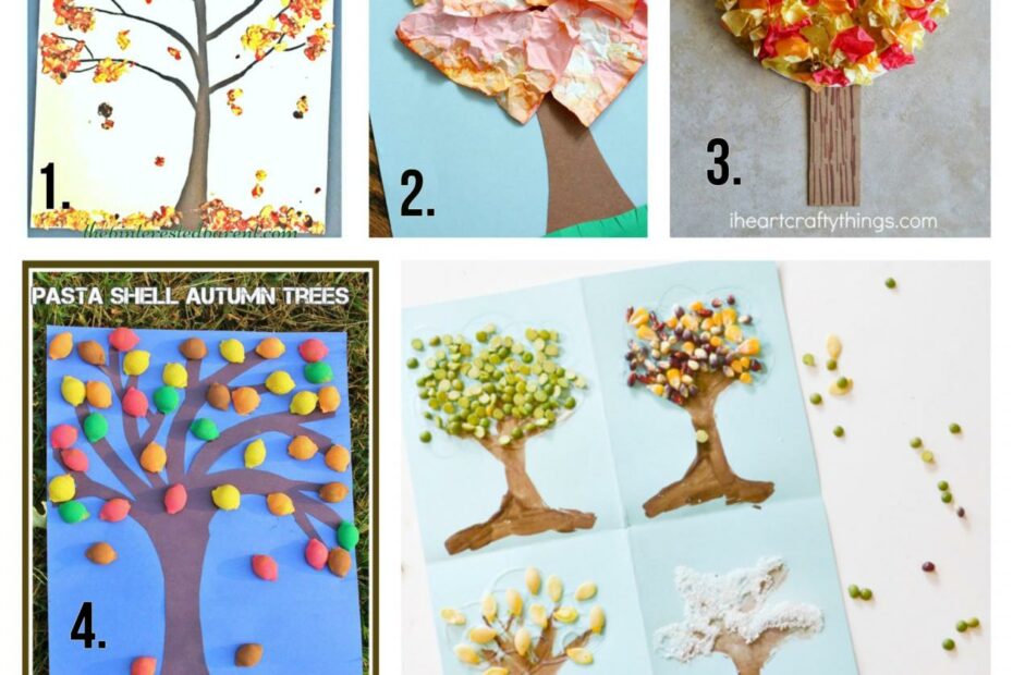 20 Fall Tree Arts & Crafts Ideas For Kids – The Pinterested Parent