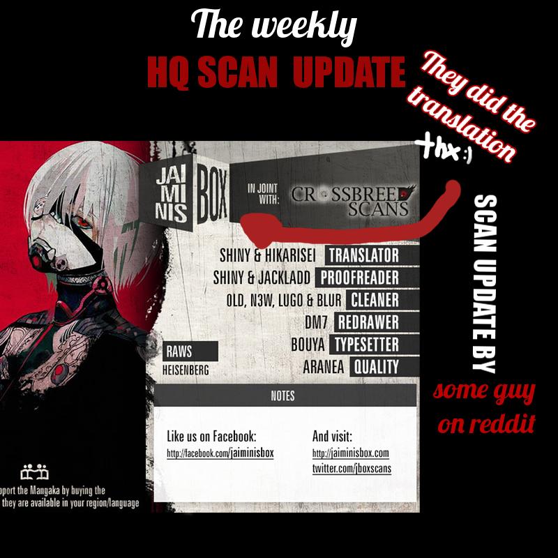 Read Tokyo Ghoul:Re Chapter 119: Cross Sign On Mangakakalot