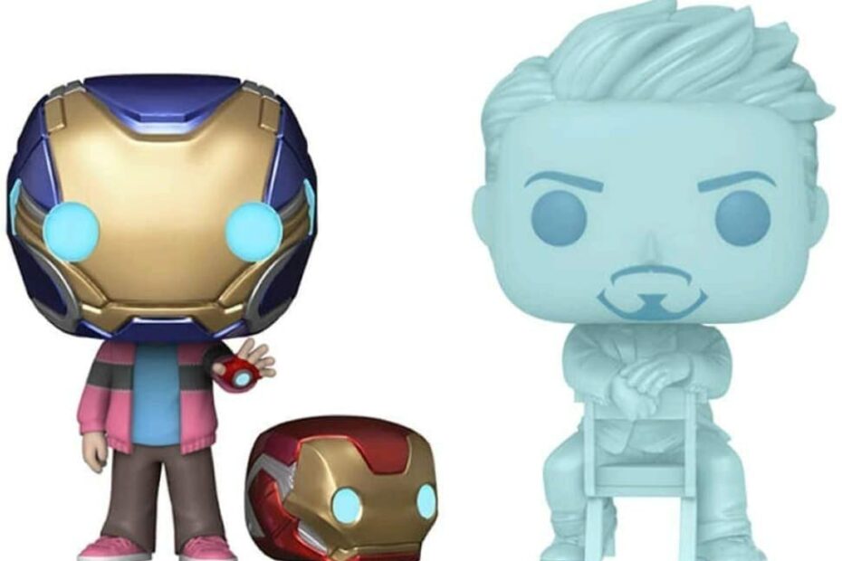 Amazon.Com: Funko Pop! Marvel Avengers Engdame: Morgan Stark And Tony Stark  Hologram Glow-In-The-Dark Special Edition Vinyl Bobblehead 2-Pack. : Toys &  Games