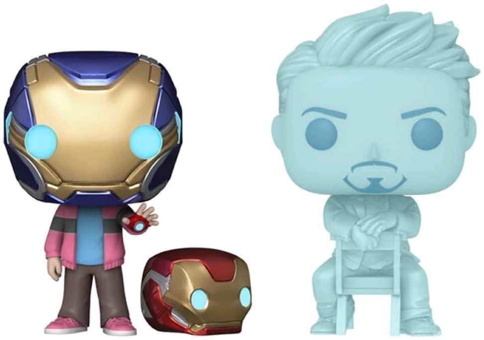 Amazon.Com: Funko Pop! Marvel Avengers Engdame: Morgan Stark And Tony Stark  Hologram Glow-In-The-Dark Special Edition Vinyl Bobblehead 2-Pack. : Toys &  Games