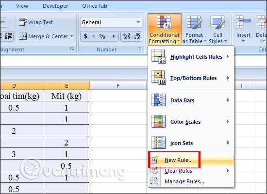 Cách Tính Và Tô Màu Ô Trống Trong Excel