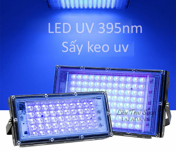 Đèn Sấy Keo Uv Đèn Làm Khô Keo Uv Led 395Nm Ánh Sáng Xanh | Lazada.Vn