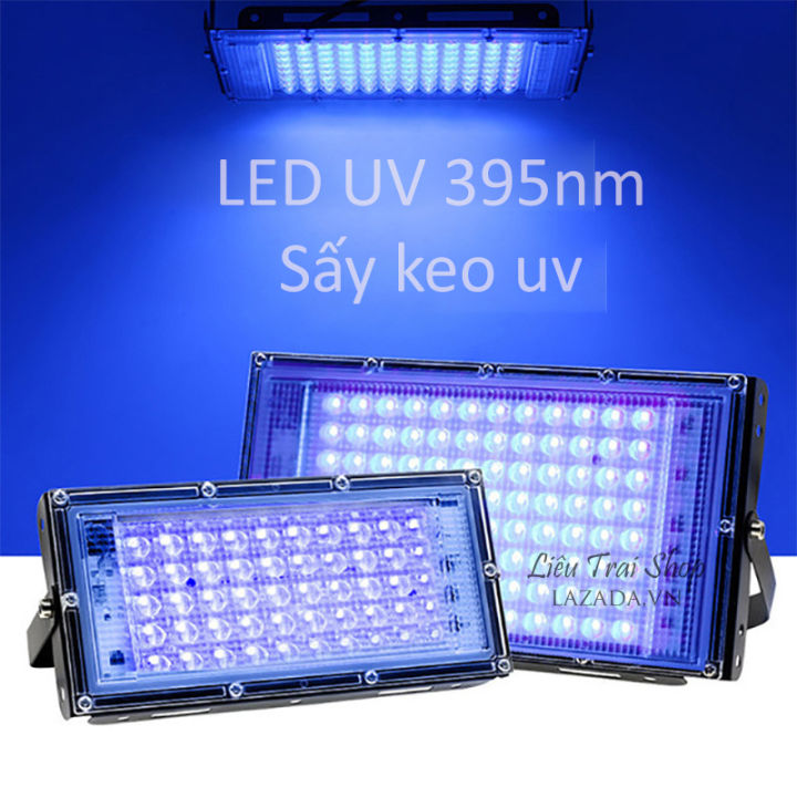 Đèn Sấy Keo Uv Đèn Làm Khô Keo Uv Led 395Nm Ánh Sáng Xanh | Lazada.Vn