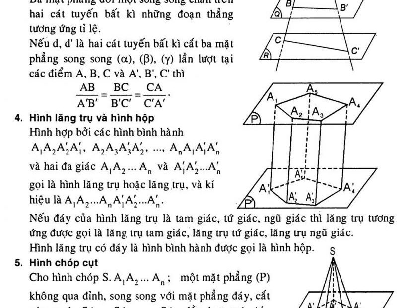 Giải Toán 11 Bài 4. Hai Mặt Phẳng Song Song