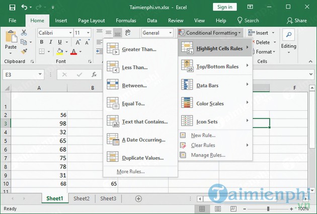 Công Thức Tô Màu Trong Excel, Tô Màu Xen Kẽ Trên Bảng Tinh