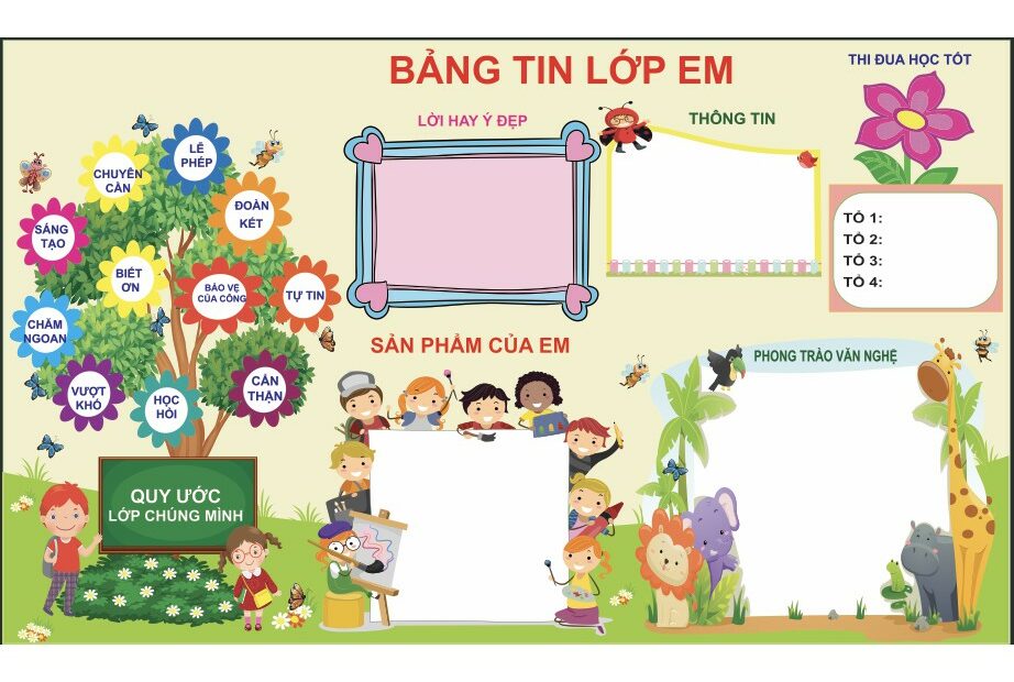 Tổng Hợp Trang Trí Bảng Tin Lớp Tiểu Học Giá Rẻ, Bán Chạy Tháng 5/2023 -  Beecost