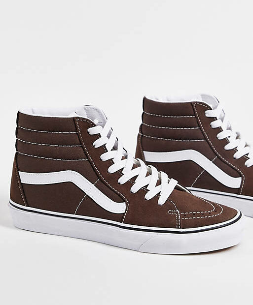 Vans Sk8-Hi Sneakers In Burgundy | Asos