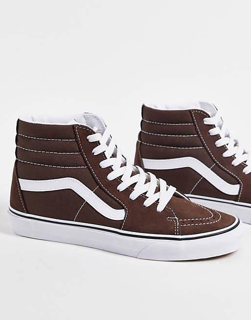 Vans Sk8-Hi Sneakers In Burgundy | Asos