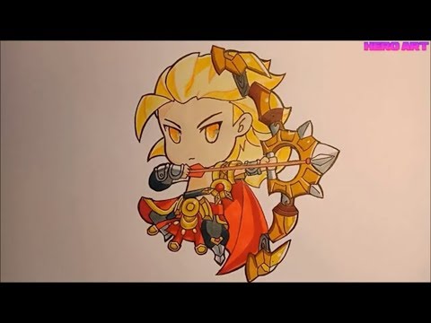 Vẽ Tướng Yorn Chibi-Mũi Tên Mặt Trời-Liên Quân Mobile - Youtube