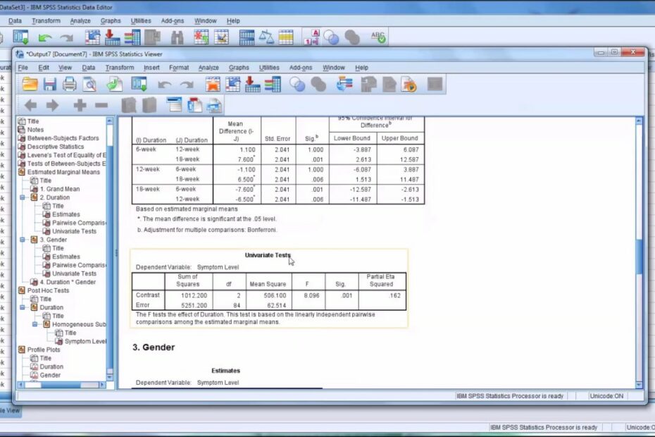 Conducting A Two-Way Anova In Spss - Youtube