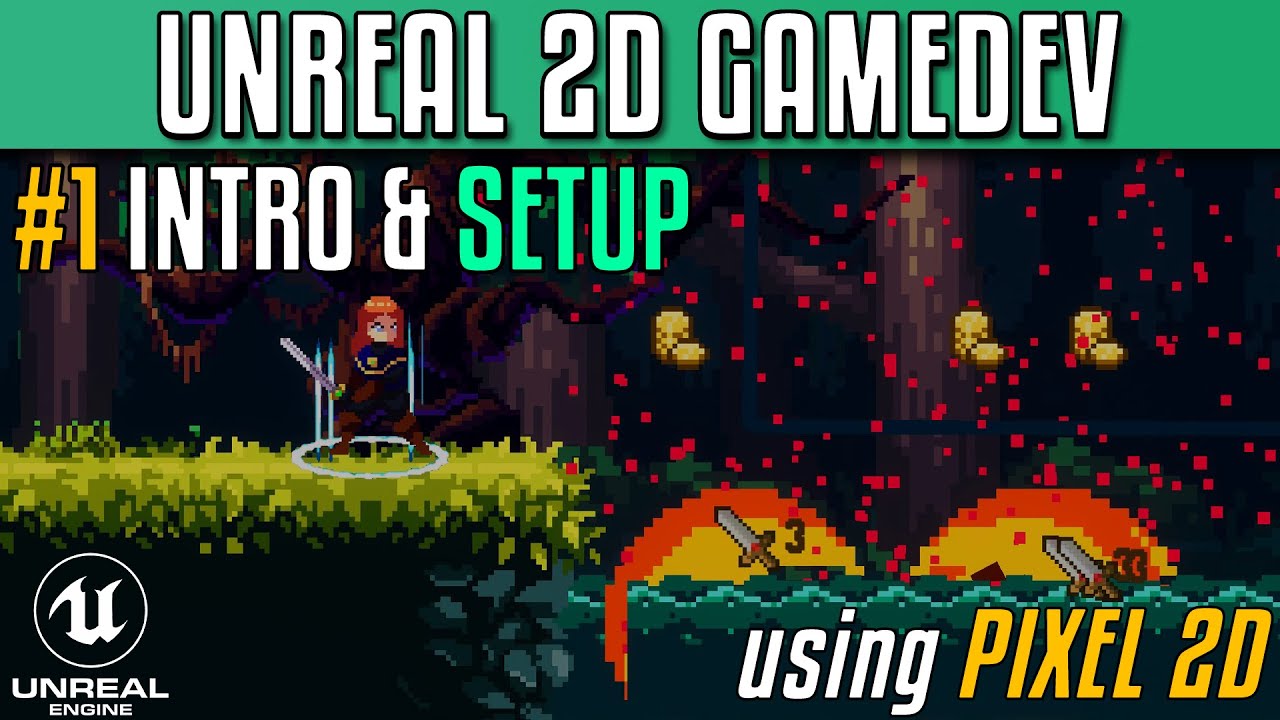 Creating 2D Games With Unreal Engine Using Pixel 2D - Introduction - Youtube