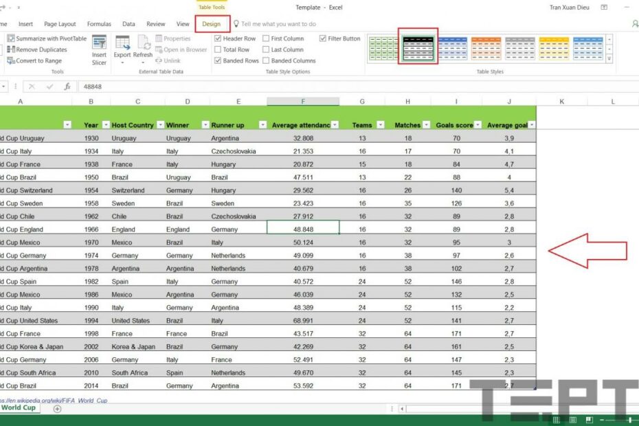 Cách Tô Màu Dòng Xen Kẽ - Tô Màu Các Dòng/Hàng Trong Excel