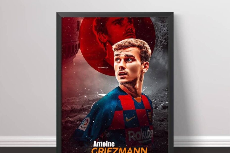 Tht0154 Tranh Tiền Đạo Người Pháp Antoine Griezmann - Brocanvas 2023