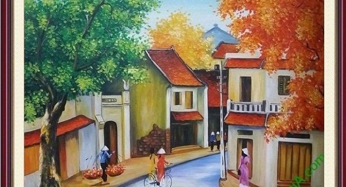 Những Mẫu Tranh Phong Cảnh Hà Nội Đẹp Nhất- Amia Hà Nội