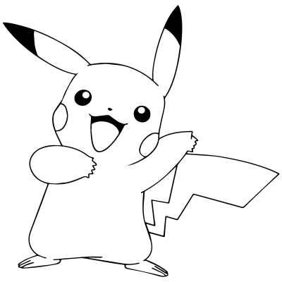 Tranh Tô Màu Pikachu Bộ Tranh Tô Màu Pikachu Đẹp