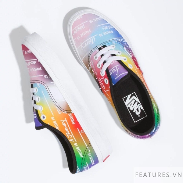 Vans Authentic Pride Multi Color Features Vietnam