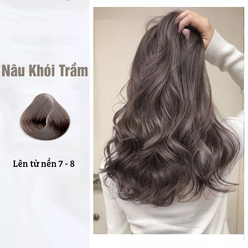 Thuốc Nhuộm Tóc Dạng Tuýp Màu Nâu Khói Trầm (Không Cần Tẩy) Damask - Mỹ  Phẩm Chính Hãng