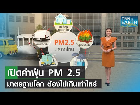 เปิดค่าฝุ่น PM2.5 มาตรฐานโลก ต้องไม่เกินเท่าไหร่ | TNN EARTH | 02-05-22