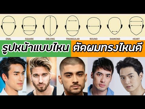 รูปหน้ามีกี่แบบ เหมาะกับทรงผมแบบไหนบ้าง | TongGunpon | คุยเรื่องผม