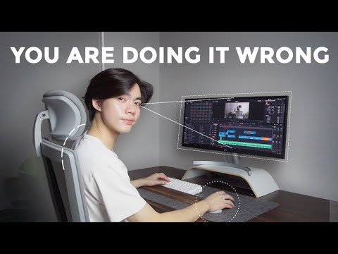 Setting Up Your Desk Ergonomically จัดโต๊ะคอมยังไงให้ไม่ปวดหลัง! | bomyanapat