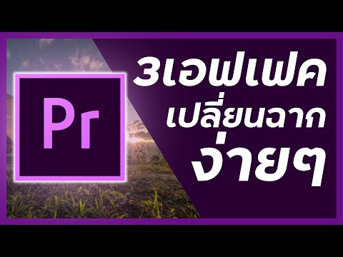 3 Premiere Pro Effects (ง่าย!) [ เอฟเฟคเปลี่ยนฉากง่ายๆมือใหม่ก็ทำได้ ใน5นาที ]