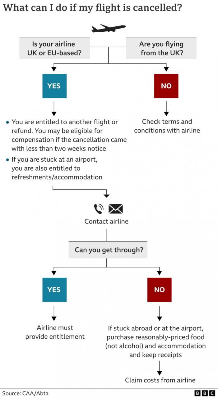 What Are My Rights If My Flight Is Cancelled Or Delayed? - Bbc News