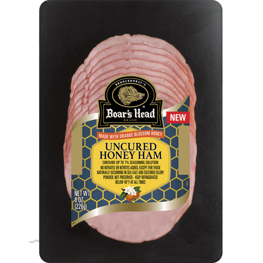 Boar'S Head Uncured Honey Ham 8 Oz | Hot Food And Prepared | Banks Market