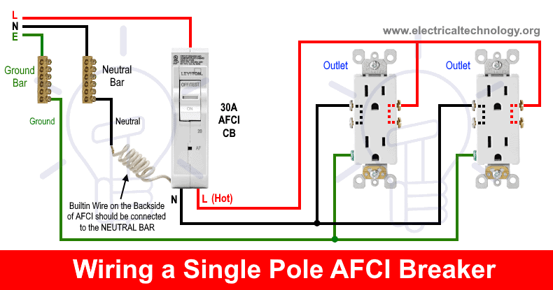 How To Wire An Afci Breaker? Arc Fault Circuit Interrupter Wiring