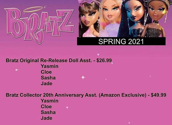 2021/2022 Bratz 20Th Anniversary Dolls Thread (Masterpost/Timeline And  Discussion) | Bratzlips.Com