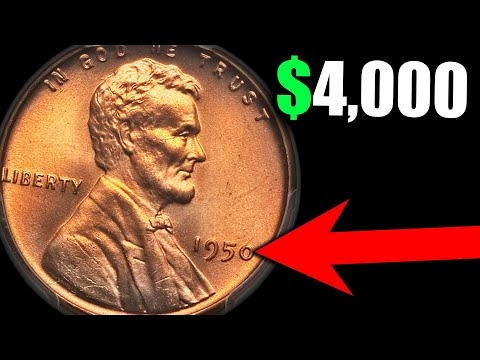 1950 Wheat Pennies Worth A Lot More Than One Cent! - Youtube