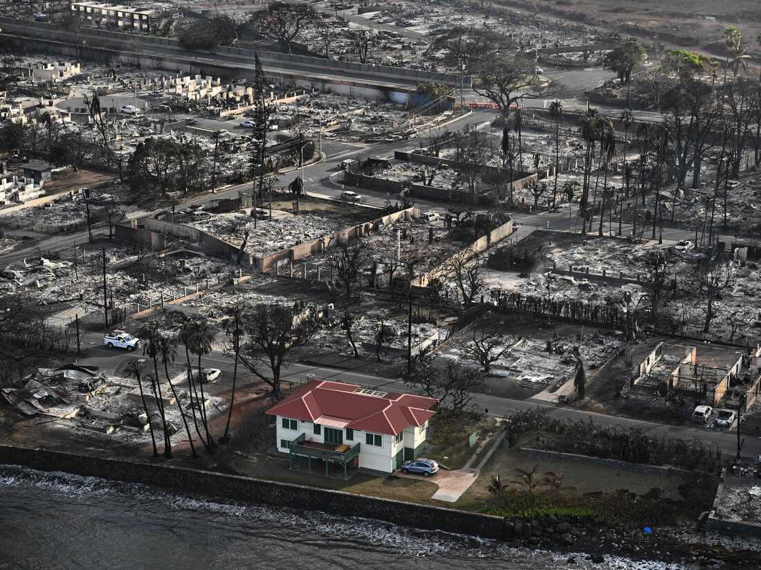 The Red-Roofed Home That Survived The Fires In Lahaina Is Now A Ray Of Hope  : Npr