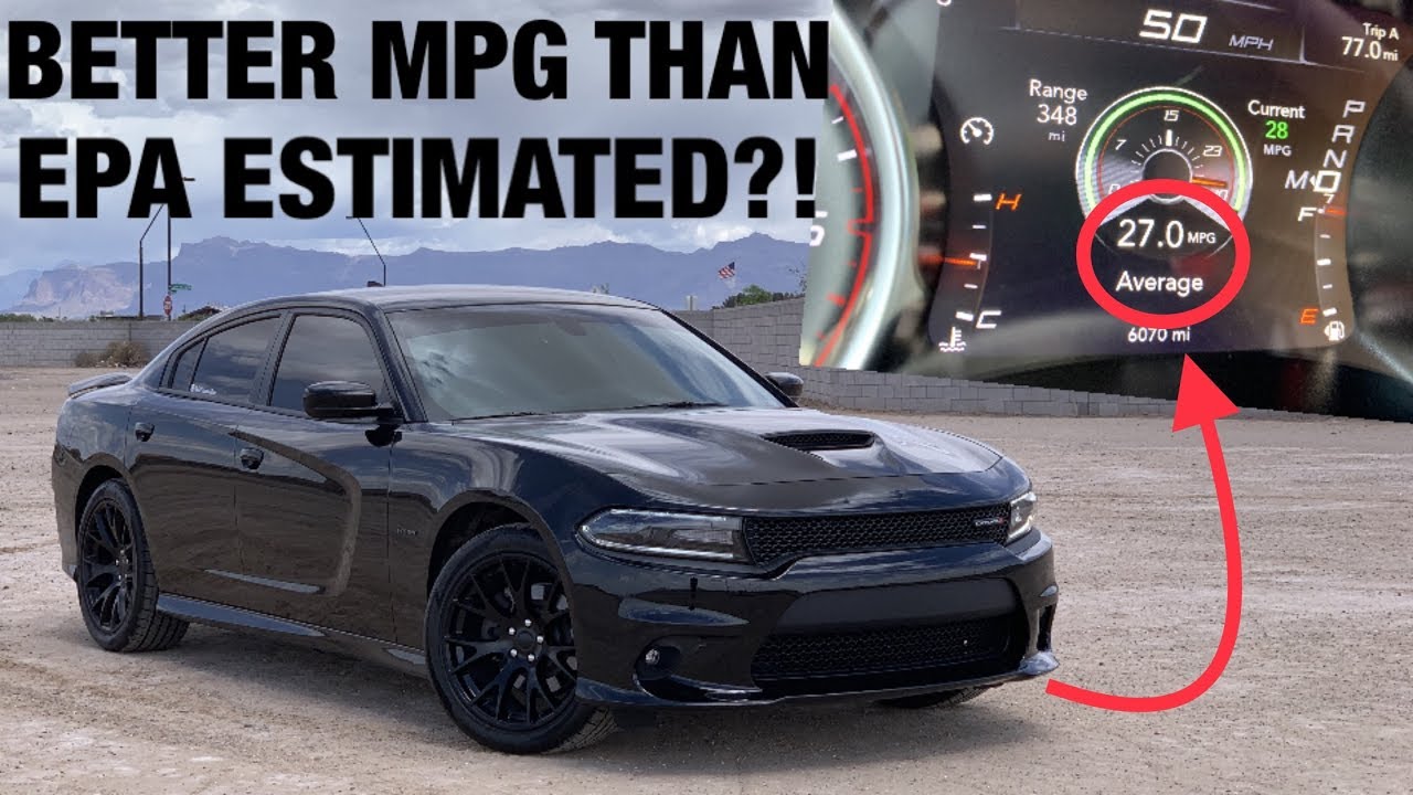 Can A 5.7 Hemi V8 Get Good Gas Mileage? Mpg Test On My 2019 Dodge Charger  Rt Plus 80 Mile Test Loop - Youtube