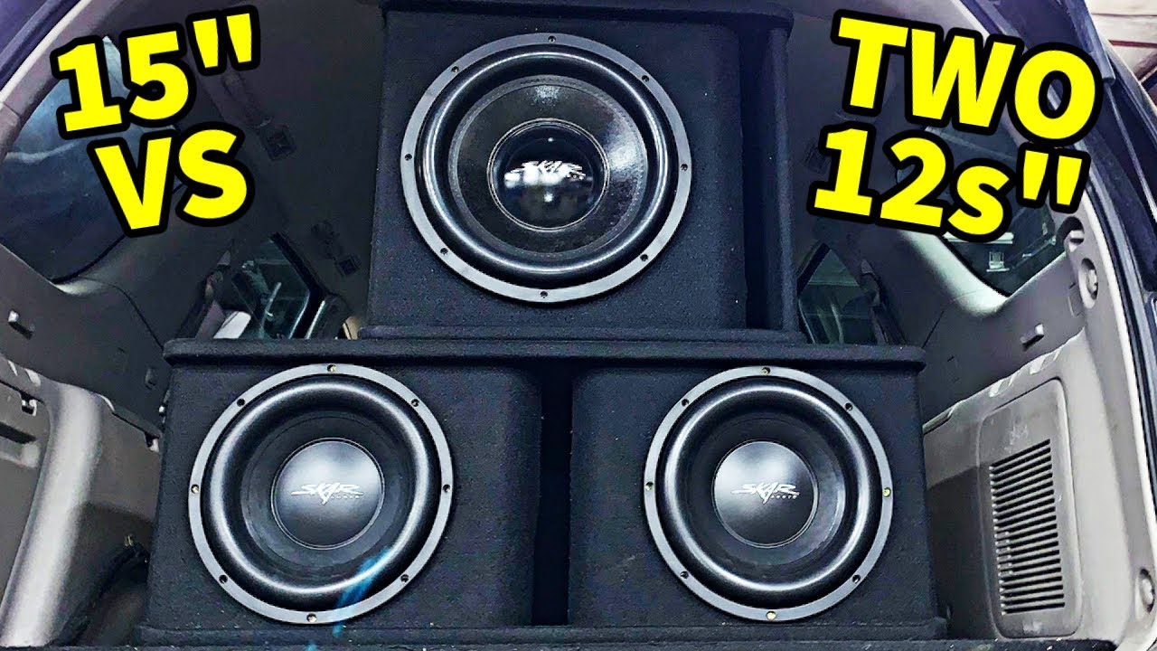 One 15 Vs Two 12 Subwoofers | Myth Busted - Youtube