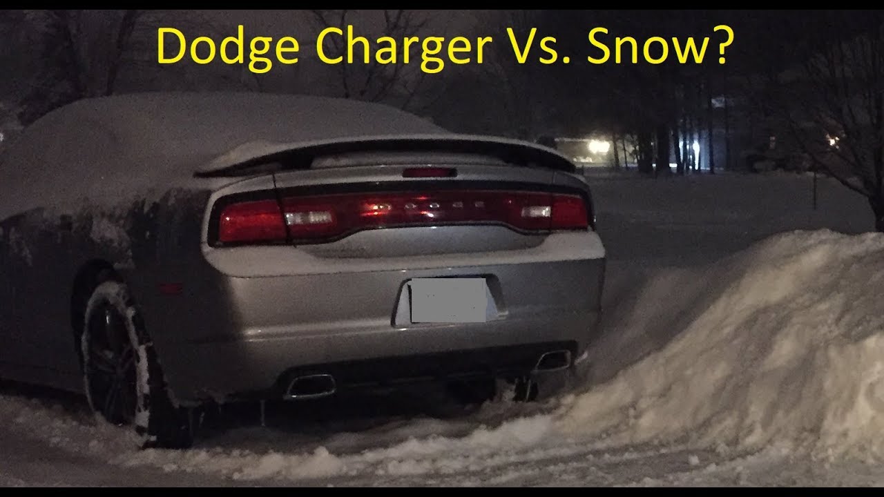 Dodge Charger In The Snow? Awd Vs Rwd ? What Size Tires ? - Youtube