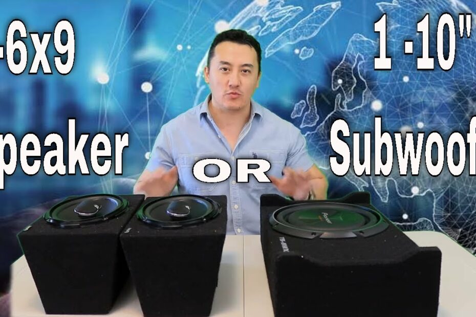 10 Subwoofer Vs 6X9 Speaker Bass Test Who Will Give You Better Bass -  Youtube