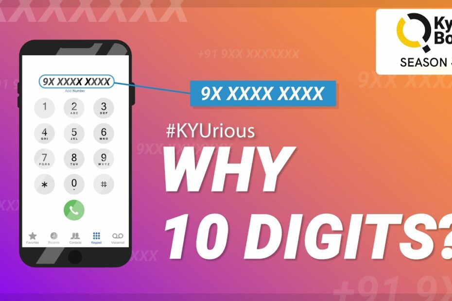 Kyu Box Season 3 | Qpisode 01 | Why Do Mobile Numbers Have 10 Digits? |  Don'T Memorise - Youtube