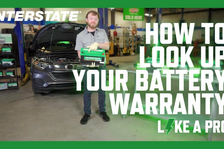 How To Look Up Your Battery Warranty - Youtube