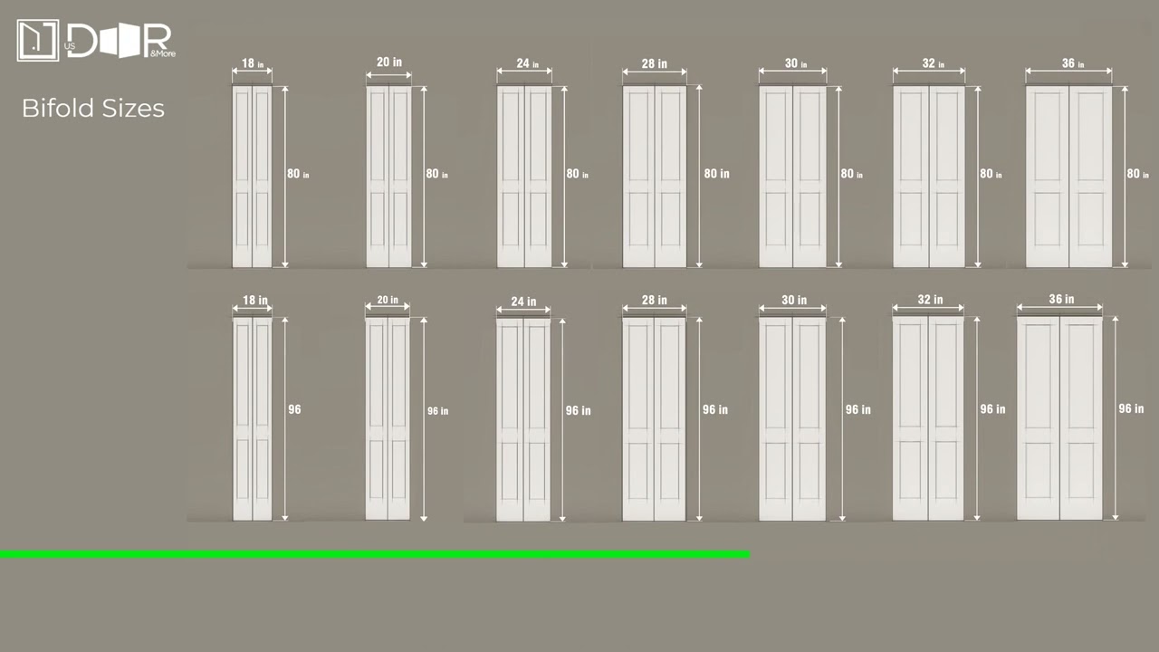 Bifold Doors, Door Size Chart, Nominal Size, Actual Size, Bifold Door  Guide, 4Dr Doors, Bifold Door Dimensions | Comprehensive Bifold Door Size  Chart & Buying Guide | Bifold Doors, Door Size Chart,