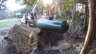 Installing My Underground Propane Tank - Youtube