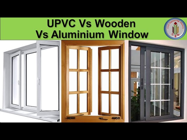 Upvc Vs Wooden Vs Aluminium Window | Price Comparison | Advantages And  Disadvantages | Upvc Window - Youtube