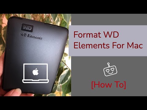 Format WD Elements For Mac (From Mac OS Ventura)