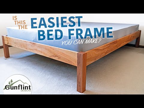 Super Simple Queen Bed Frame - DIY In A Day