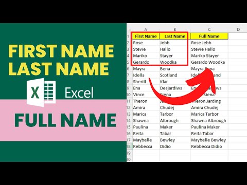 How to Combine First and Last Name in Excel using Flash Fill