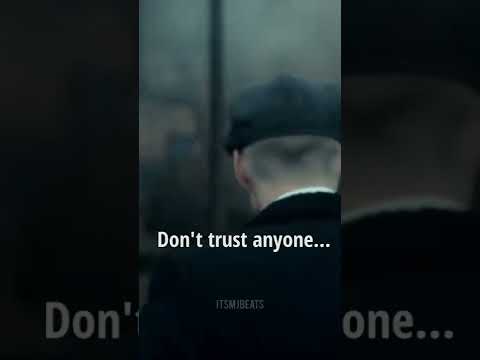 Don't Trust Anyone|Quotes🔥|Peaky blinders🔥|WhatsApp Status🔥| #youtubeshorts