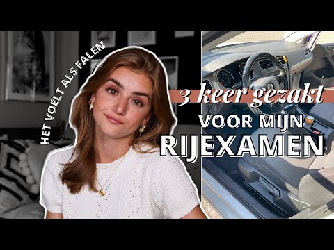 3x gezakt voor mijn rijexamen | R O S A L I E