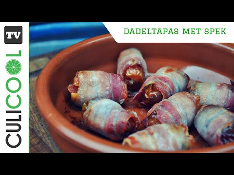 Dadeltapas met spek | Nicole