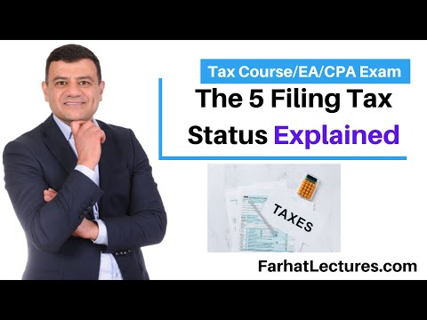 The 5 Filing Tax Status Explained.  CPA/EA Exam