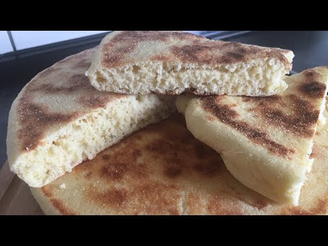 Marokkaanse panbrood | easy brood | luchtige brood | ghobz makla | maroccain bread | recepten #64