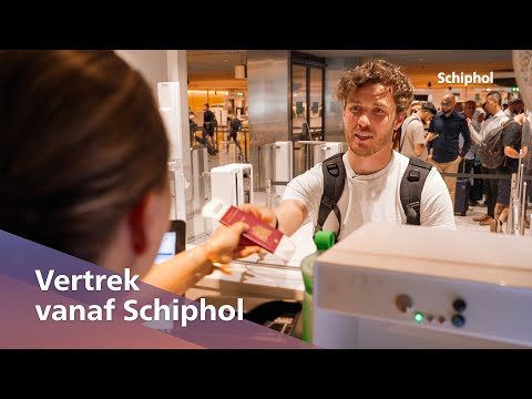 Vertrek je van Schiphol? Bekijk waar je naartoe moet